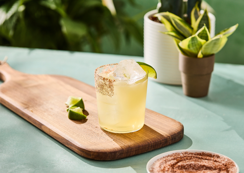 Agave Margarita with Spicy Rim